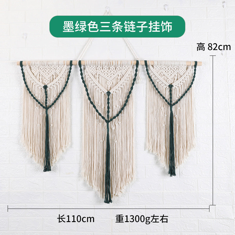 Bohemian DIY Cotton Rope Tapestry Wall Decor