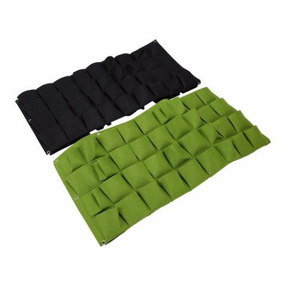 Felt Plant Wall Pocket - Vertical Green Wall Decor