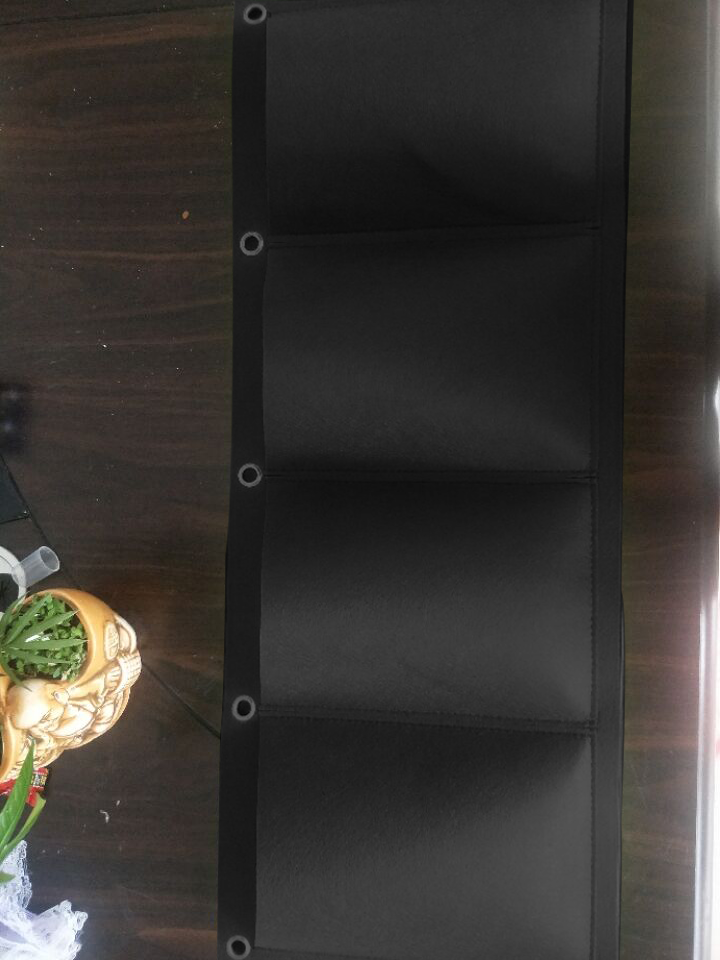 Felt Plant Wall Pocket - Vertical Green Wall Decor