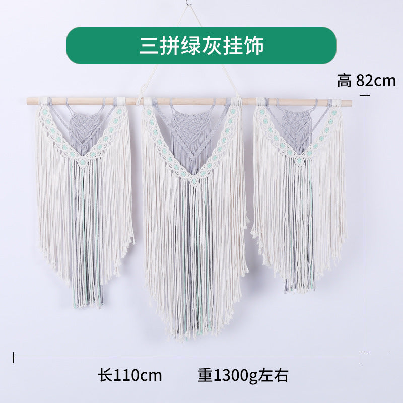 Bohemian DIY Cotton Rope Tapestry Wall Decor