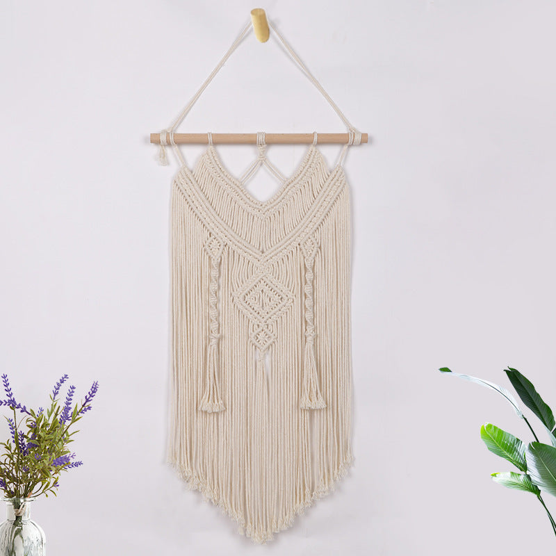 Bohemian DIY Cotton Rope Tapestry Wall Decor