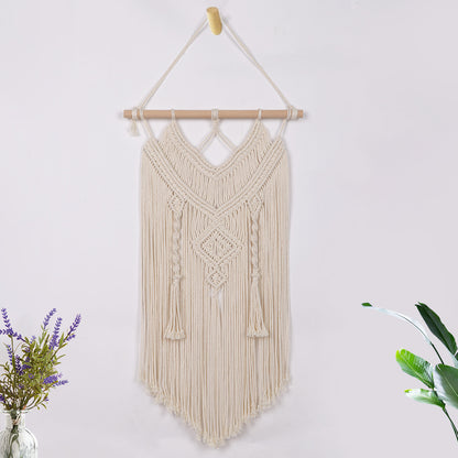 Bohemian DIY Cotton Rope Tapestry Wall Decor