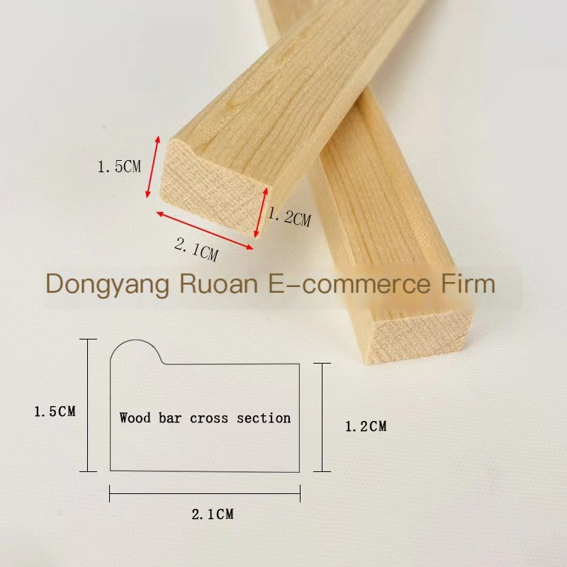 Pine Wood Frame for Oil Paintings and Crafts