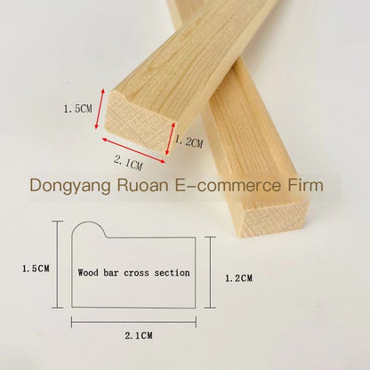 Pine Wood Frame for Oil Paintings and Crafts