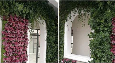 Felt Plant Wall Pocket - Vertical Green Wall Decor