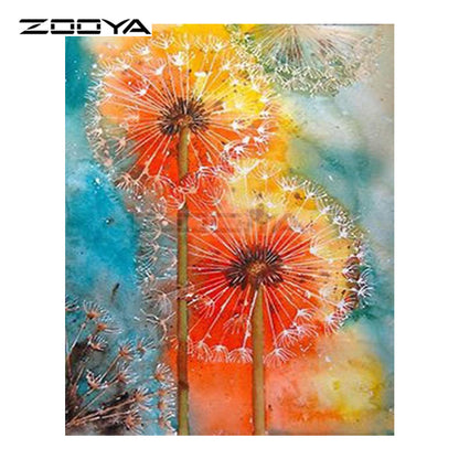 Dandelion Diamond Painting Decorative Art