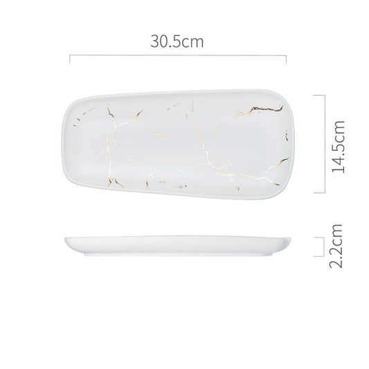 Nordic Style Fish Plate - Creative Ceramic Dish
