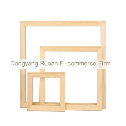 Pine Wood Frame for Oil Paintings and Crafts