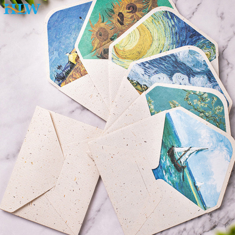 Vintage Artistic Envelopes of Van Gogh Paintings