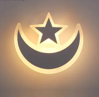 LED Acrylic Wall Light, Creative Bedside Lamp