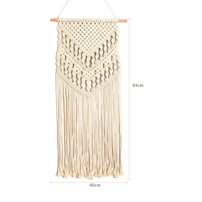 Fringe Woven Tapestry, Bohemian Wall Decor