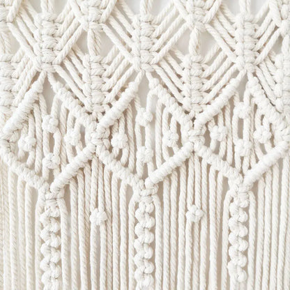 Custom Bohemian Woven Cotton Tassel Wall Tapestry