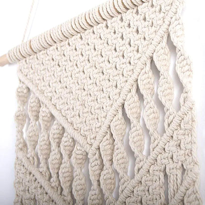 Fringe Woven Tapestry, Bohemian Wall Decor