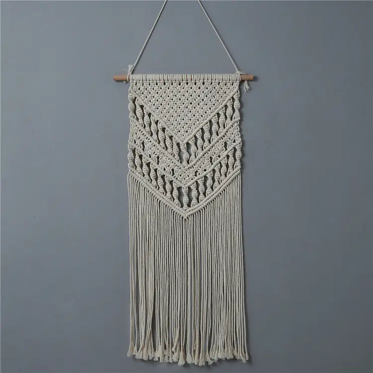 Fringe Woven Tapestry, Bohemian Wall Decor