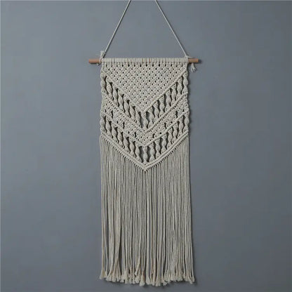 Fringe Woven Tapestry, Bohemian Wall Decor