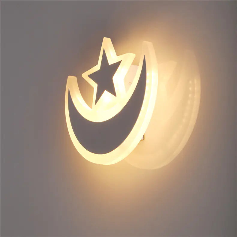 LED Acrylic Wall Light, Creative Bedside Lamp
