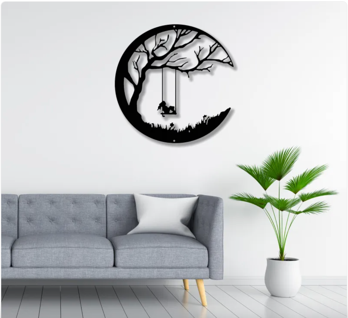Iron Wall Hanging Decorative Study Paintings