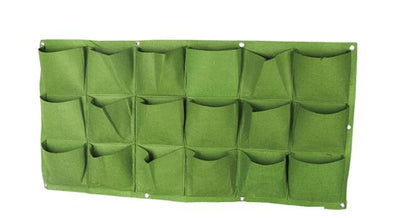 Felt Plant Wall Pocket - Vertical Green Wall Decor