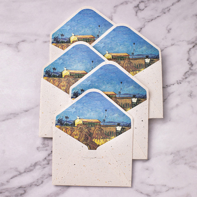Vintage Artistic Envelopes of Van Gogh Paintings