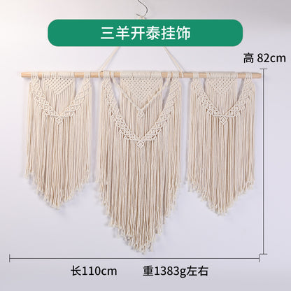 Bohemian DIY Cotton Rope Tapestry Wall Decor