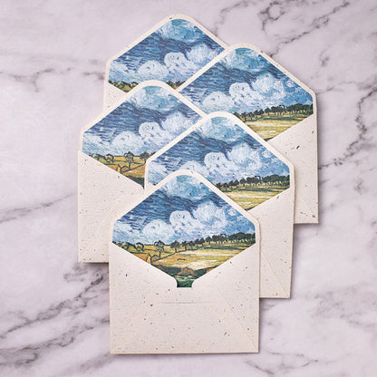 Vintage Artistic Envelopes of Van Gogh Paintings