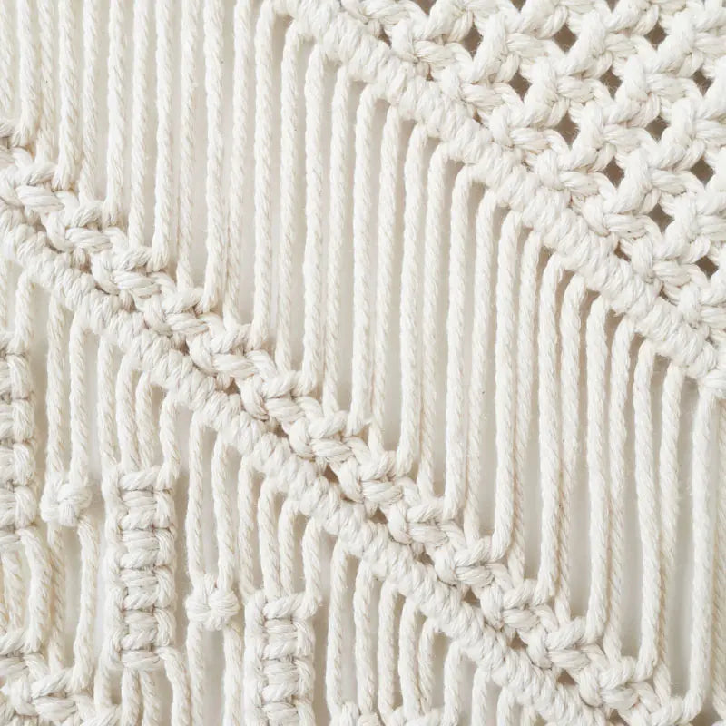 Custom Bohemian Woven Cotton Tassel Wall Tapestry