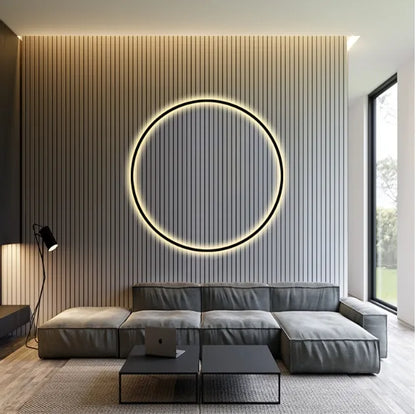 Round Modern Wall Lamp - Creative Bedside Design